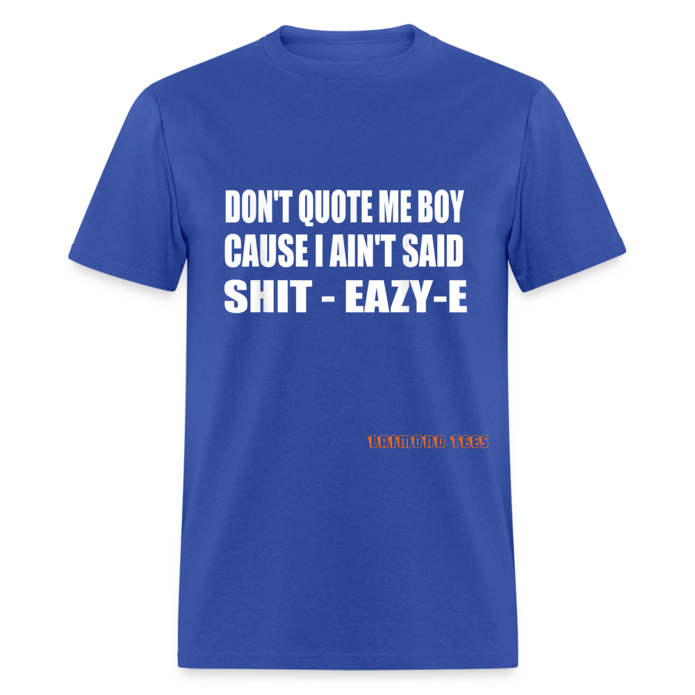 Eazy E Unisex Classic T-Shirt - royal blue