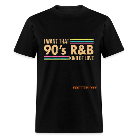 90s R&B Unisex Classic T-Shirt - black