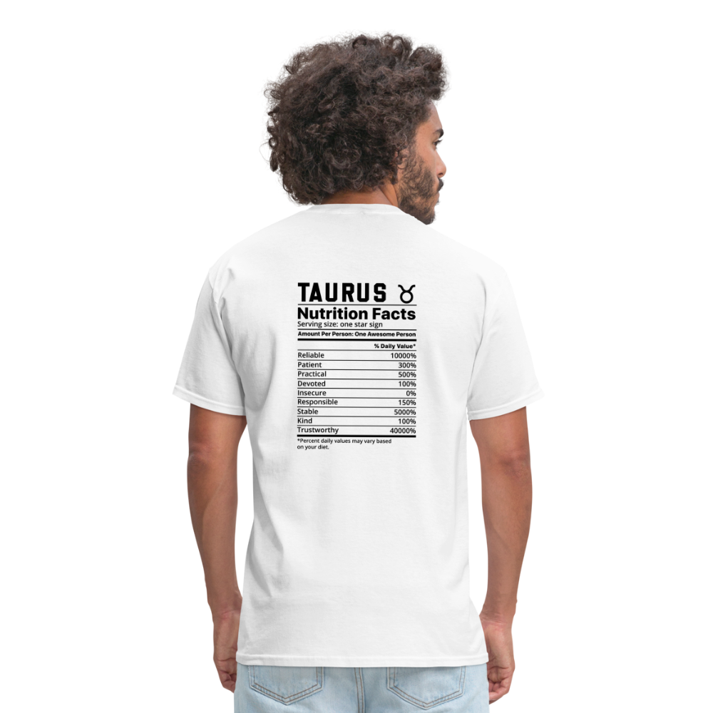 Taurus/Unisex Classic T-Shirt - white