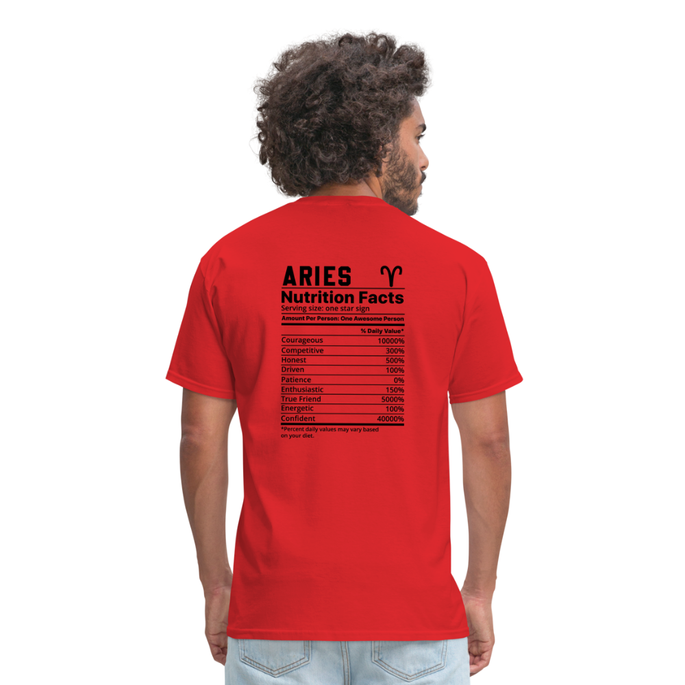 Aries/Unisex Classic T-Shirt - red