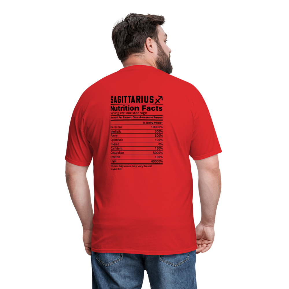 Sagittarius/Unisex Classic T-Shirt - red