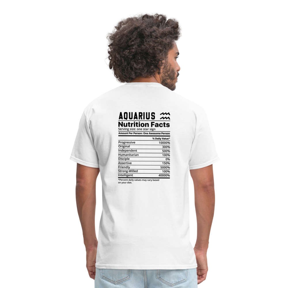 Aquarius/Unisex Classic T-Shirt - white