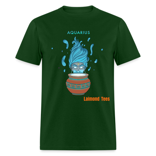 Aquarius/Unisex Classic T-Shirt - forest green