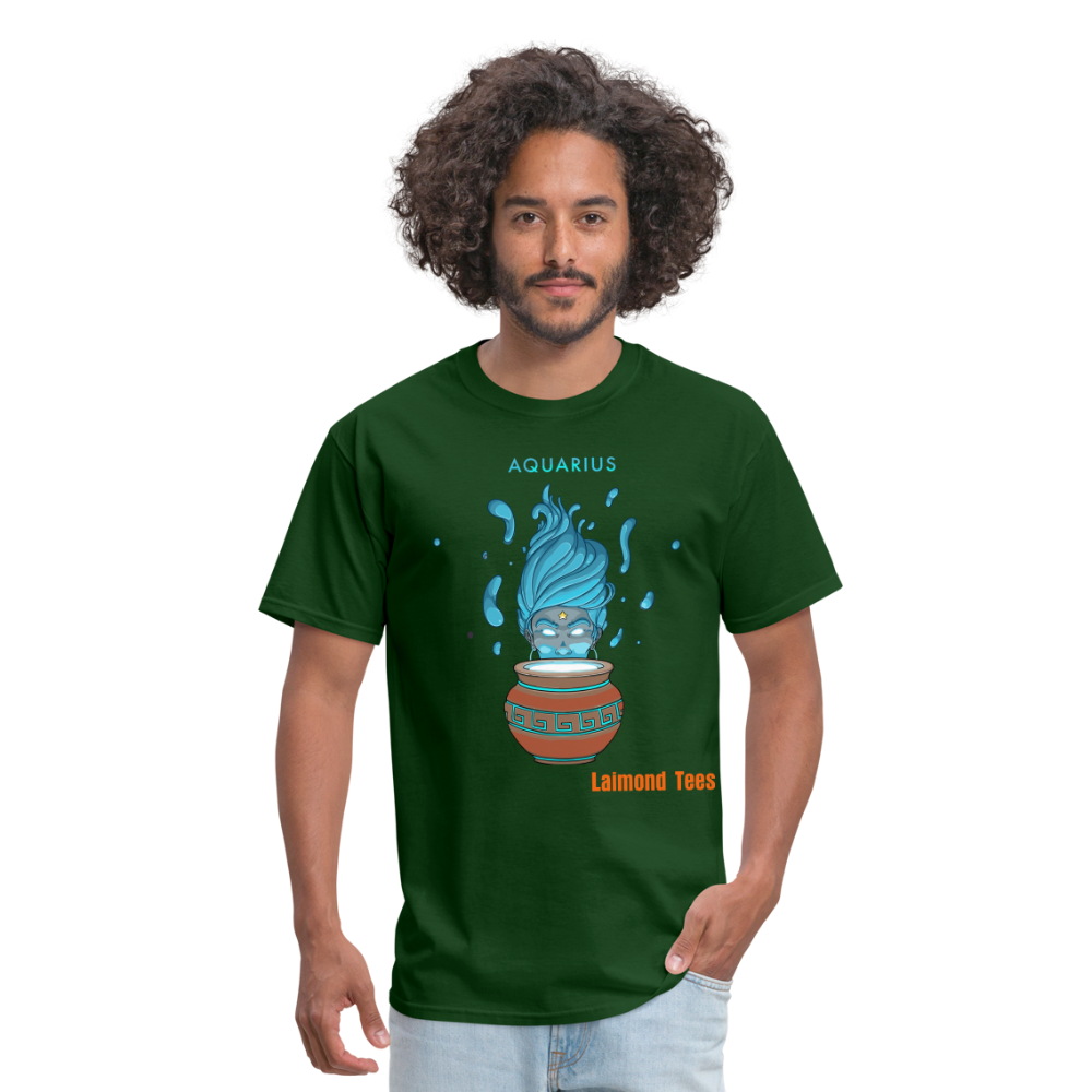 Aquarius/Unisex Classic T-Shirt - forest green