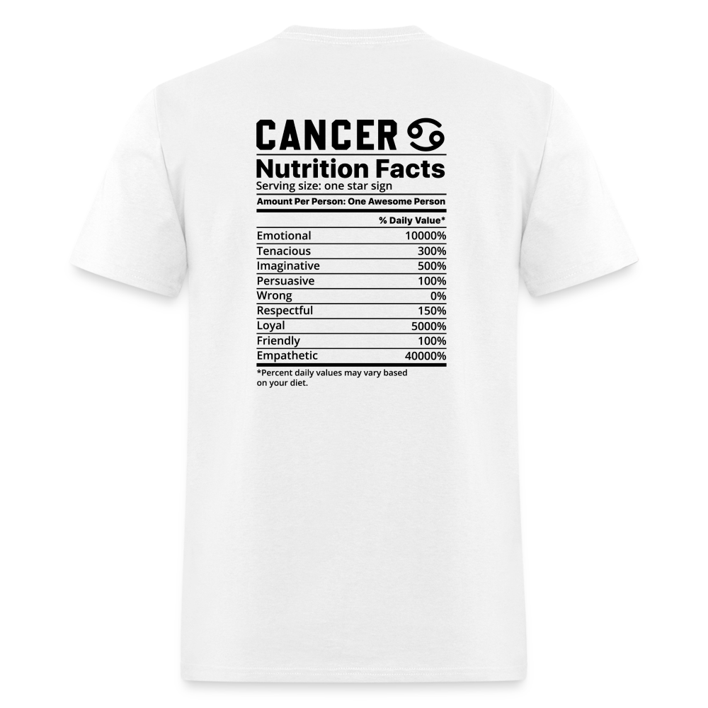 Cancer/Unisex Classic T-Shirt - white