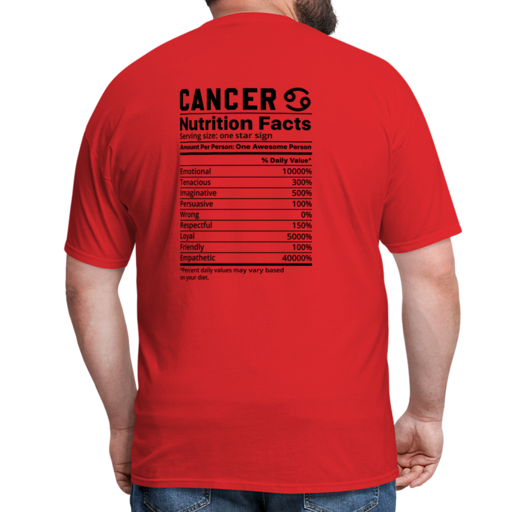 Cancer/Unisex Classic T-Shirt - red
