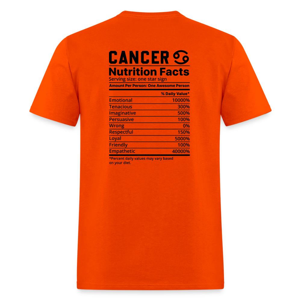 Cancer/Unisex Classic T-Shirt - orange