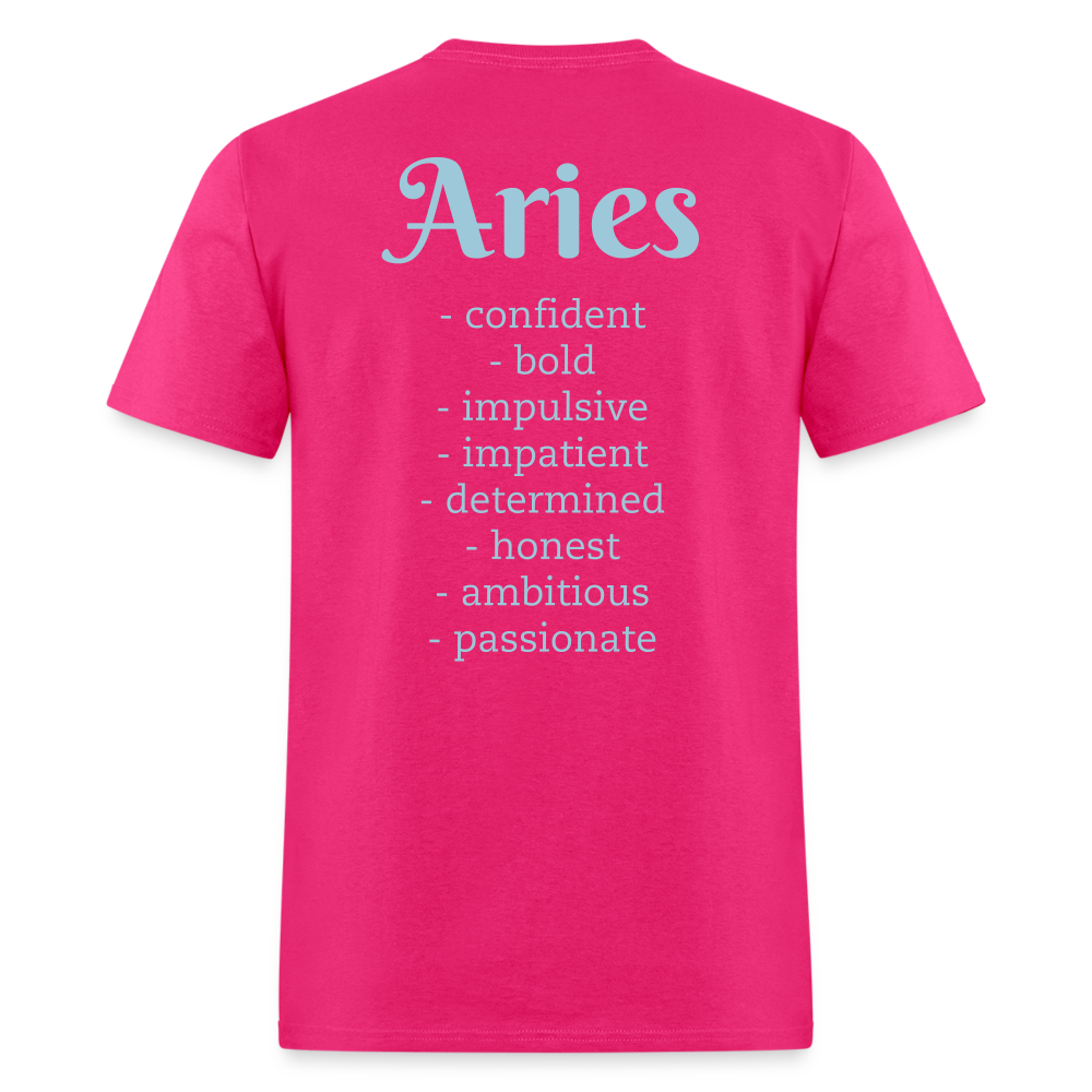 Aries T-Shirt - fuchsia