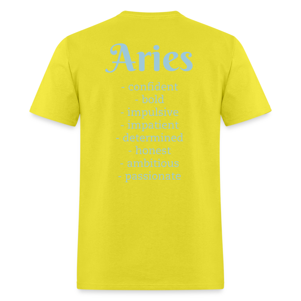 Aries T-Shirt - yellow