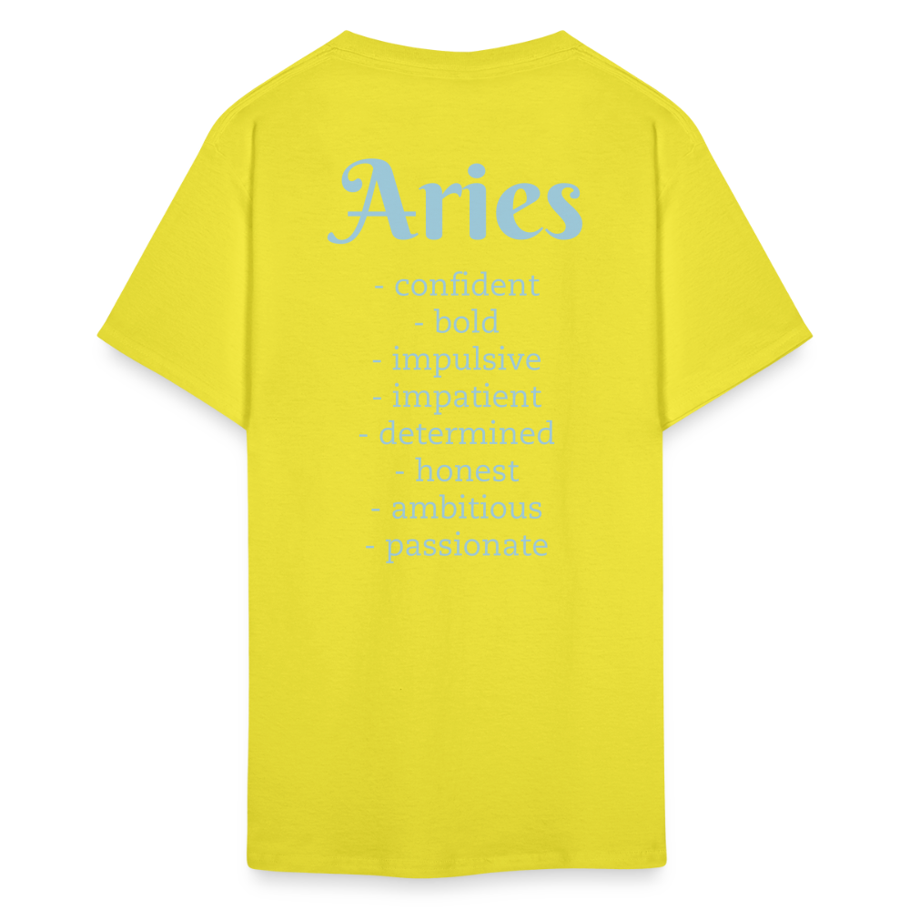 Aries T-Shirt - yellow