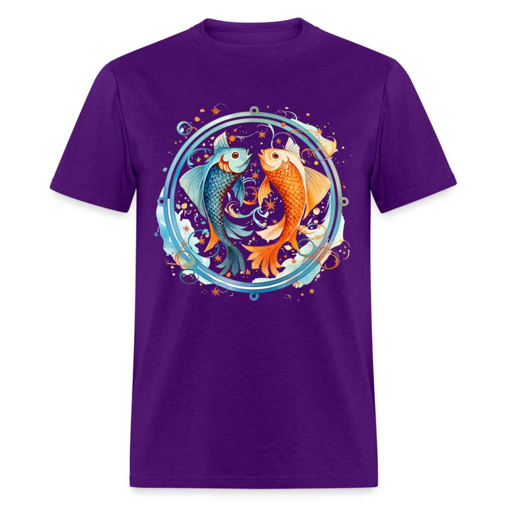 Pisces T-Shirt - purple