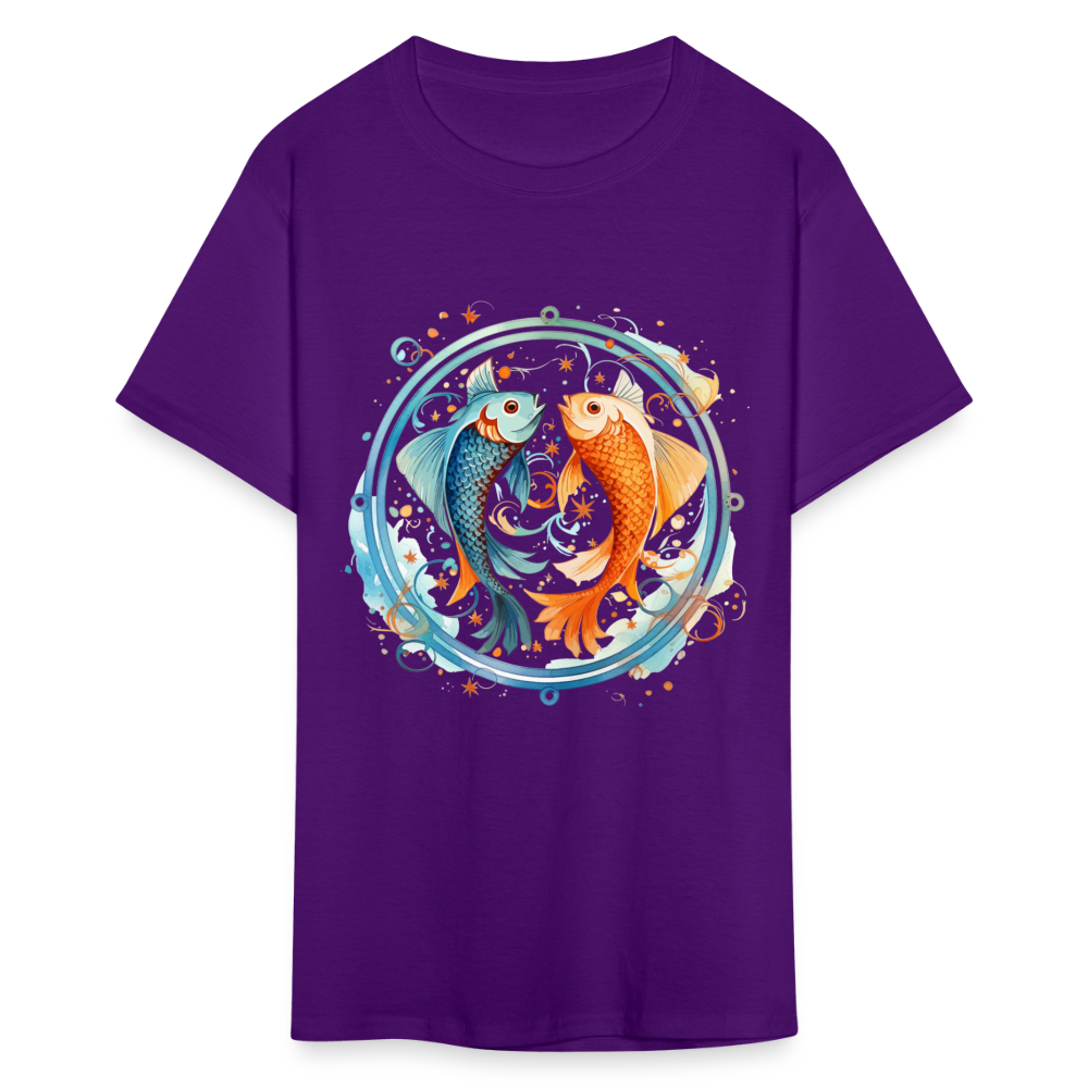 Pisces T-Shirt - purple