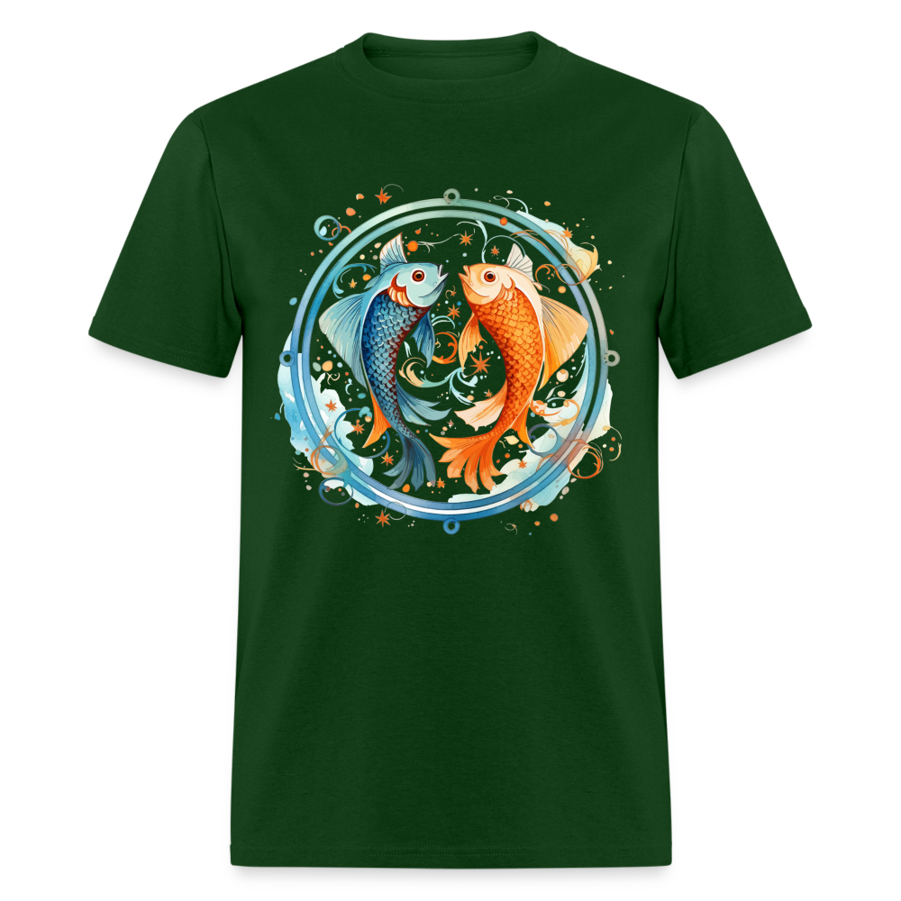 Pisces T-Shirt - forest green