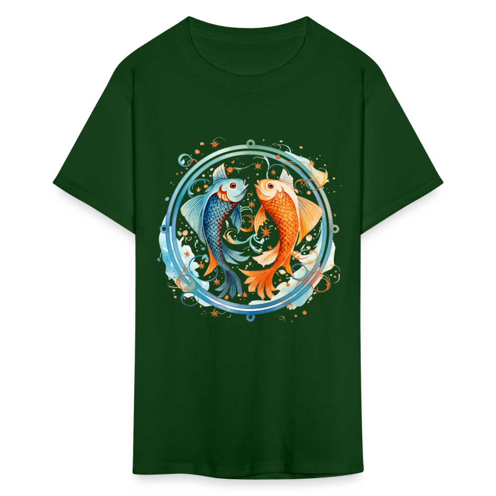 Pisces T-Shirt - forest green