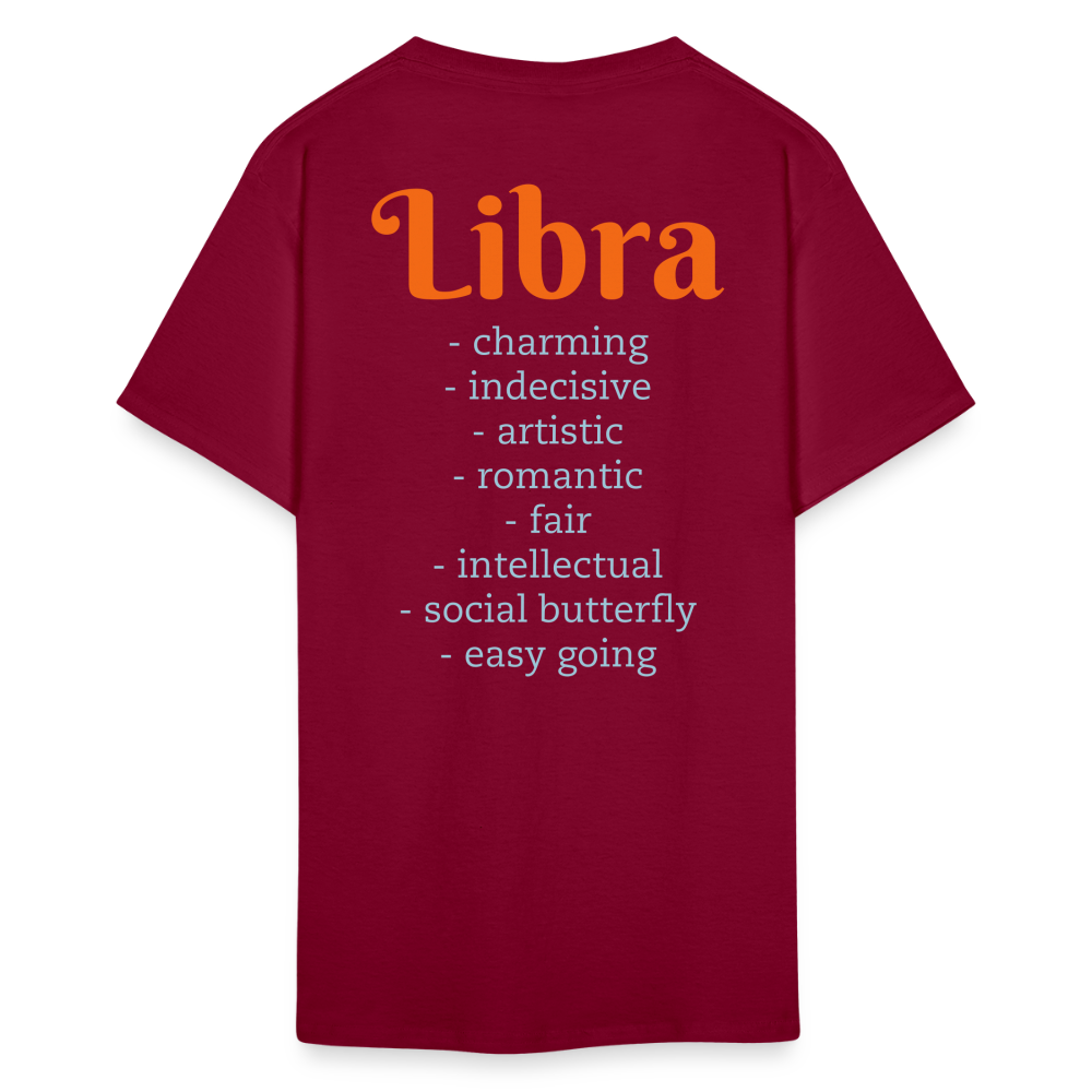 Libra T-Shirt - burgundy