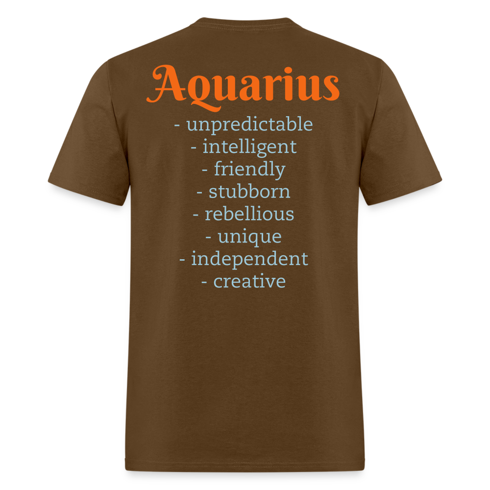 Aquarius T-Shirt - brown