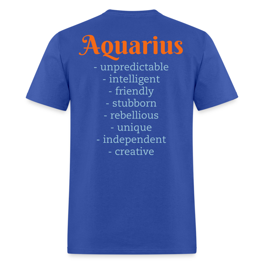 Aquarius T-Shirt - royal blue