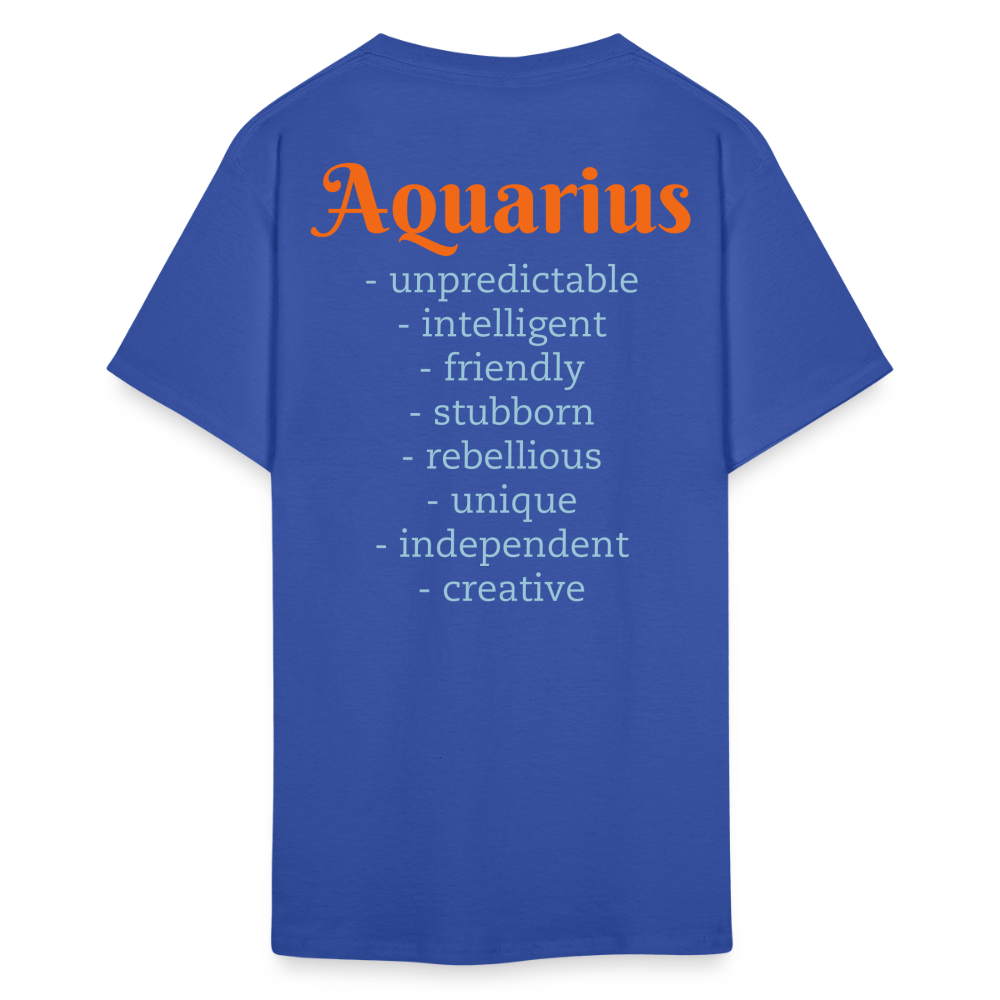 Aquarius T-Shirt - royal blue