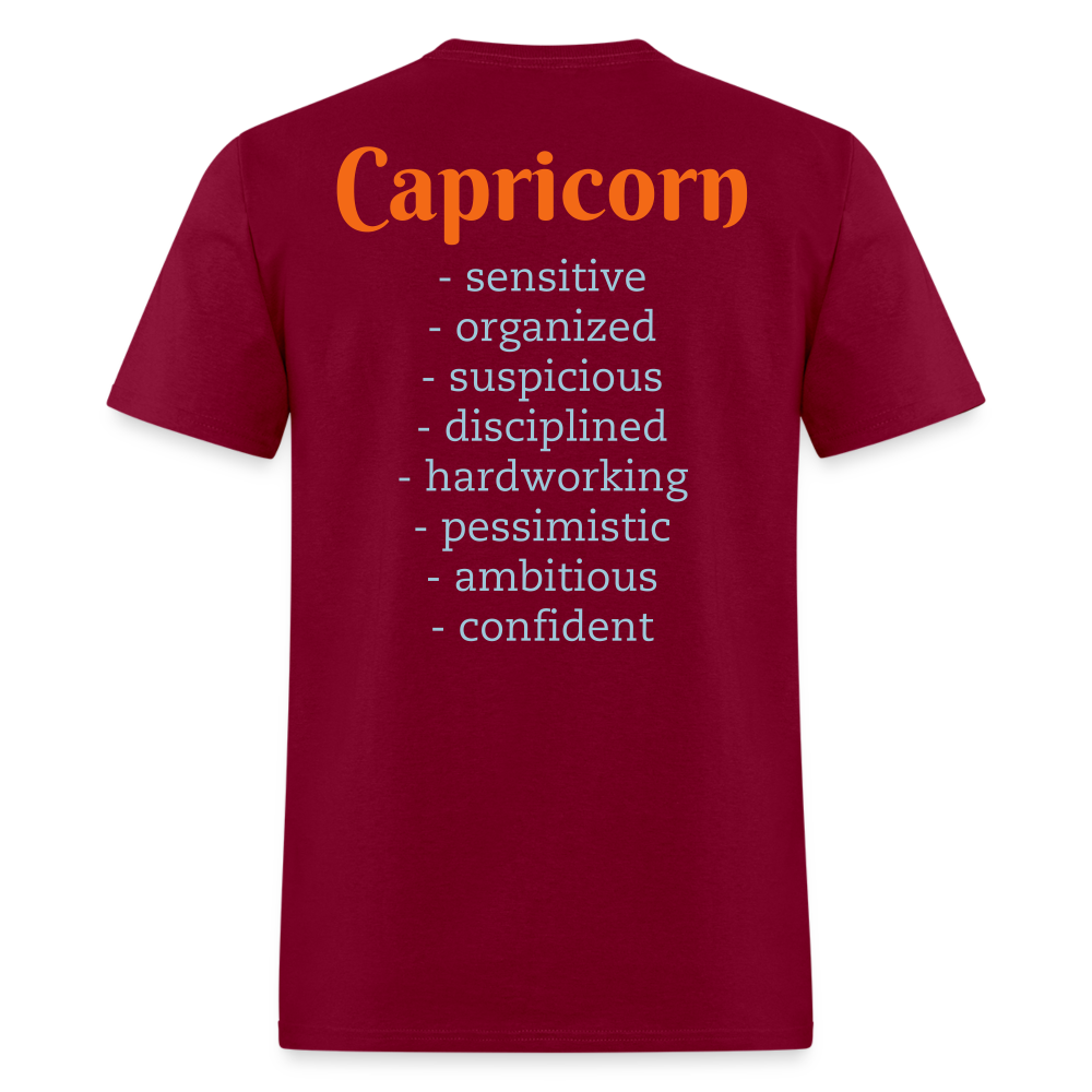 Capricorn T-Shirt - burgundy