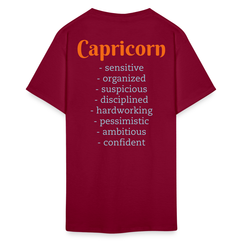 Capricorn T-Shirt - burgundy