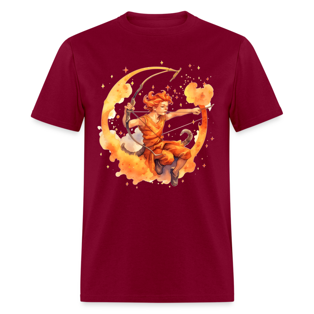 Sagittarius T-Shirt - burgundy