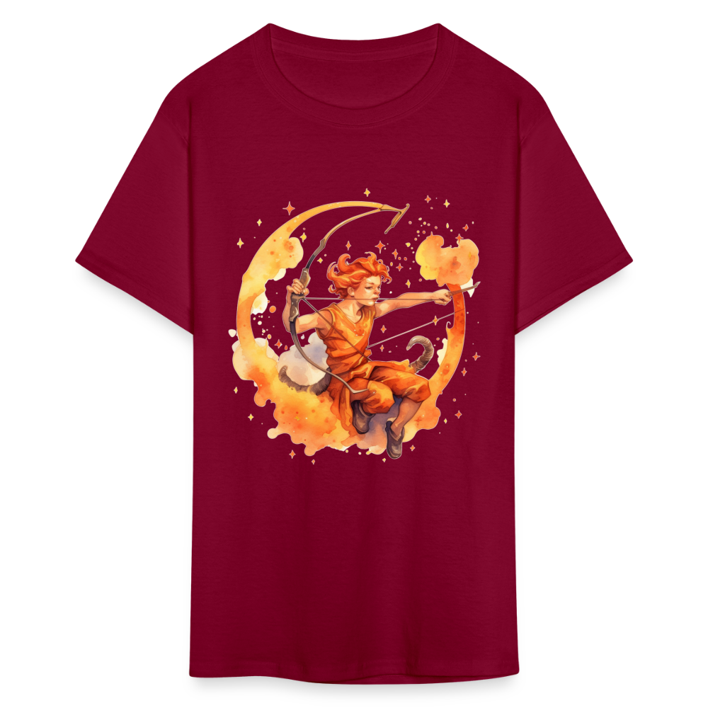 Sagittarius T-Shirt - burgundy