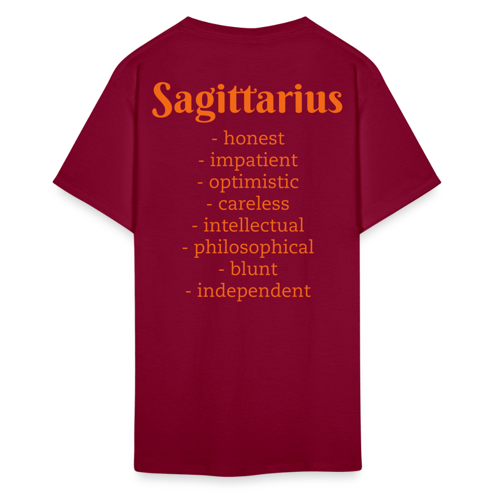 Sagittarius T-Shirt - burgundy