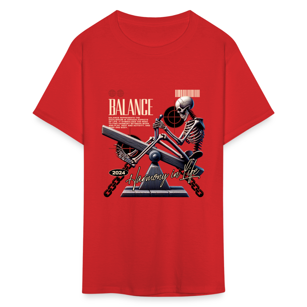 "Balance" Unisex Classic T-Shirt - red