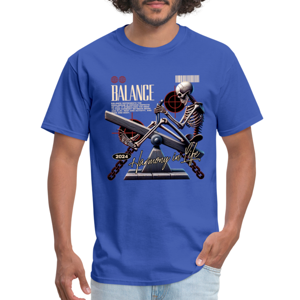 "Balance" Unisex Classic T-Shirt - royal blue