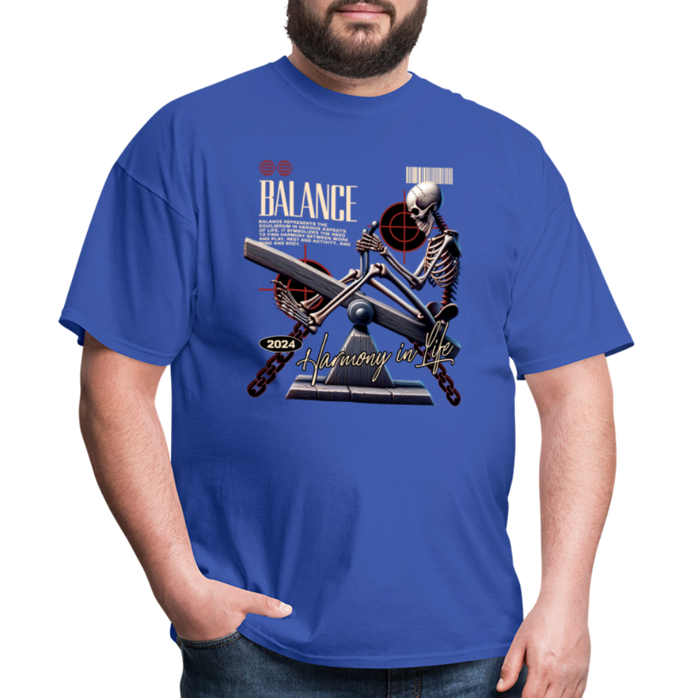 "Balance" Unisex Classic T-Shirt - royal blue