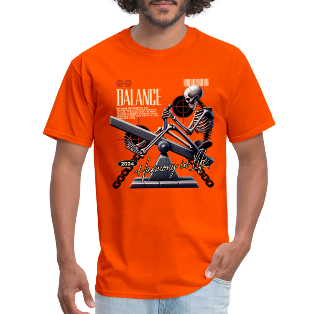 "Balance" Unisex Classic T-Shirt - orange