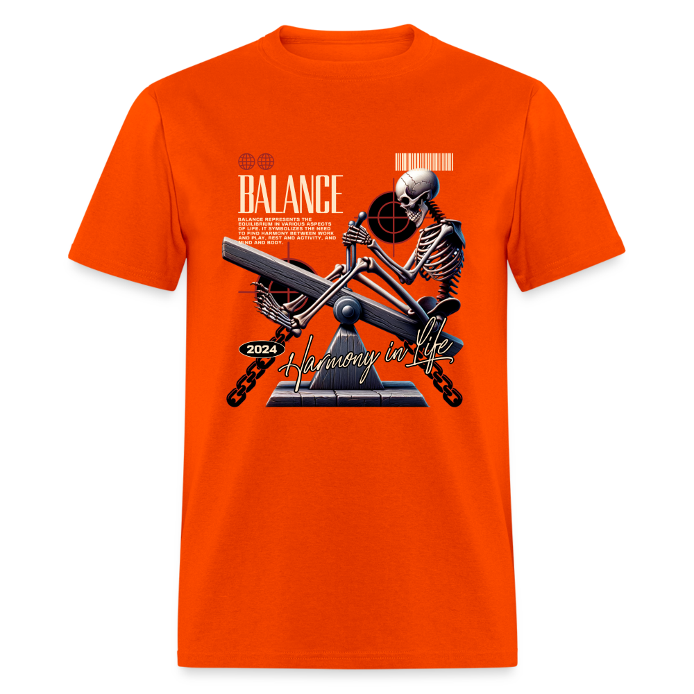 "Balance" Unisex Classic T-Shirt - orange