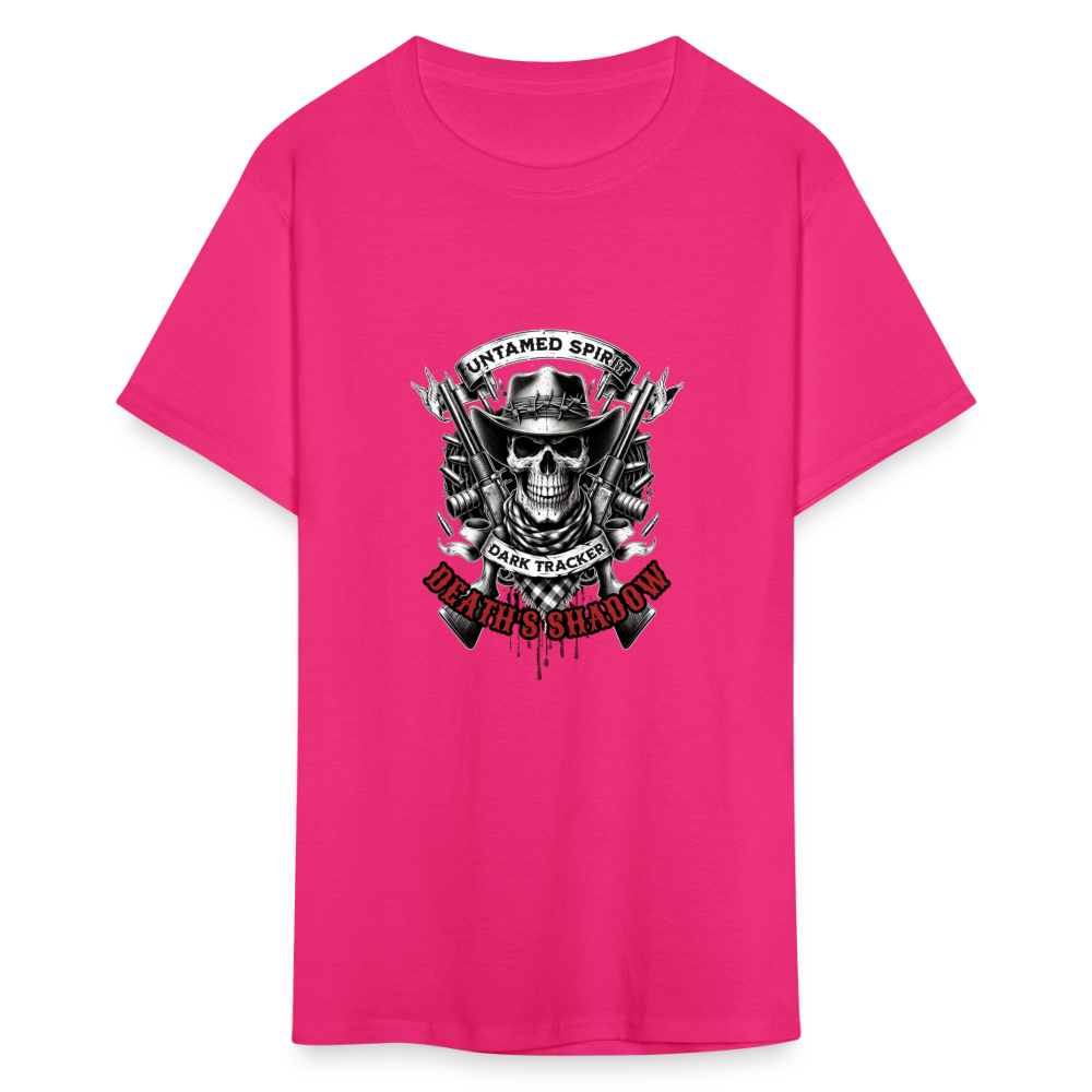 "Deaths Shadow" Unisex Classic T-Shirt - fuchsia