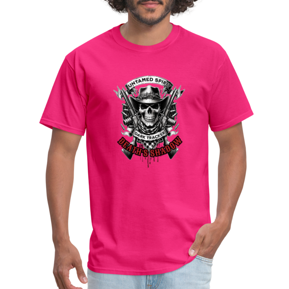 "Deaths Shadow" Unisex Classic T-Shirt - fuchsia