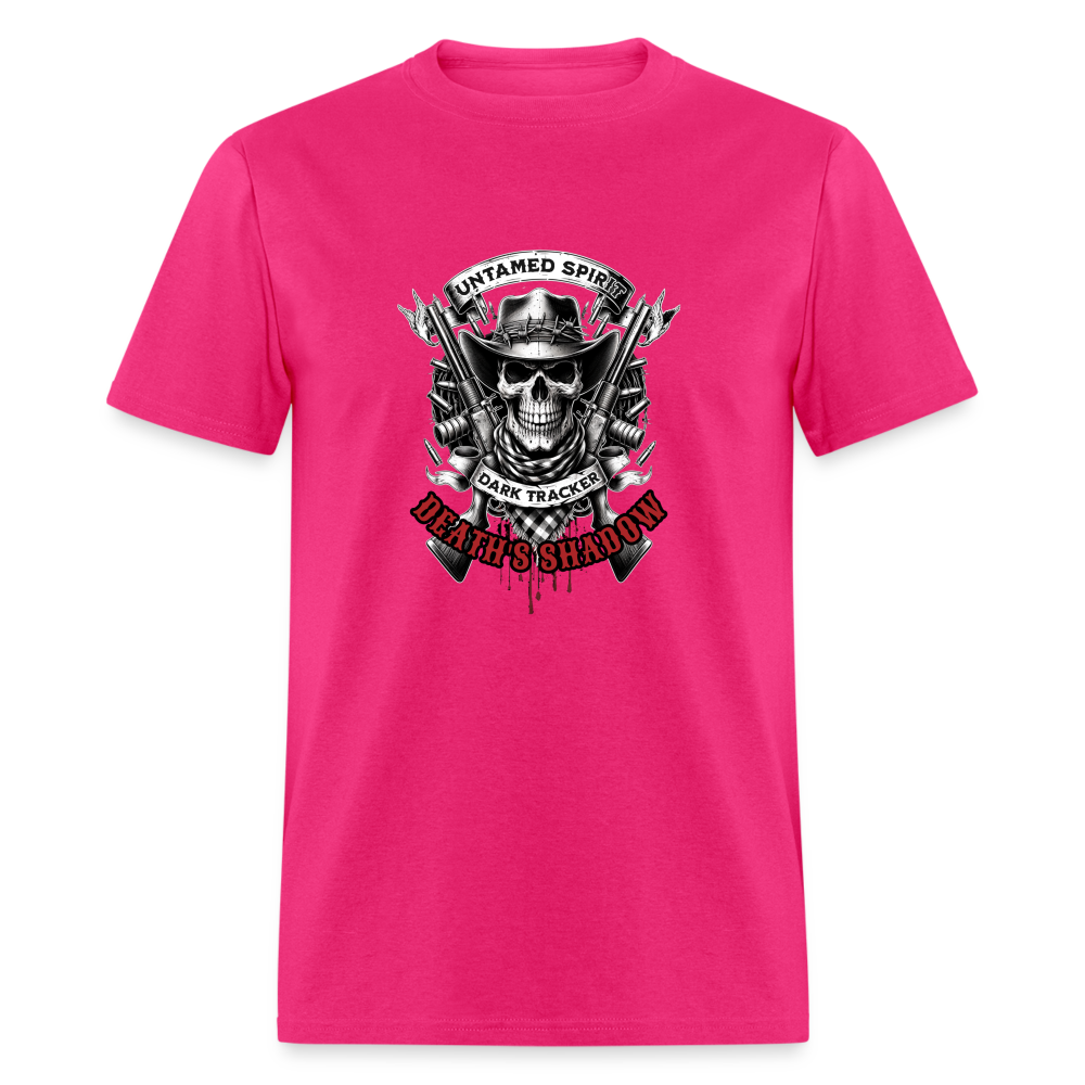 "Deaths Shadow" Unisex Classic T-Shirt - fuchsia